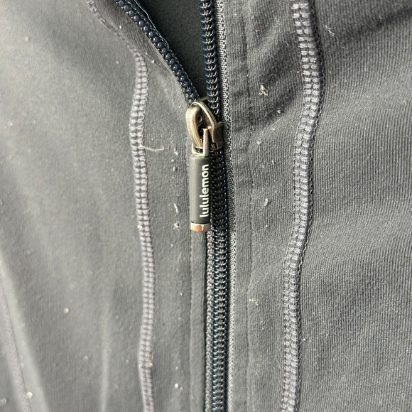 Lululemon Gray Workout Full zip Sweater Athleisure Soccer Mom‎ Small/4 - Picture 3 of 6